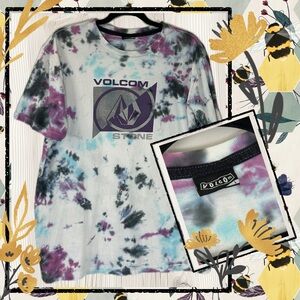 Volcom Stone Tie-Dye Graphic T-Shirt | Size L